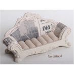 P. ékszertartó kanapé úságpapír 14cm