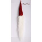 Filcsapis orrszakáll 50cm - Piros