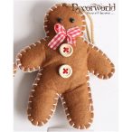 Filc Mézi 2 gombos ,barna 11cm 3 féle