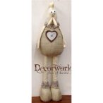 Textil kakas álló bar. kock. 56cm