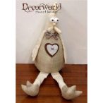 Textil kakas ll. bar. kockás 40cm