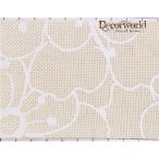 Szalag Vászon 2sor Vir. Krém 25mm x 10m