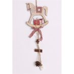 Dek. Fa Hintaló+lógó+ak 35cm