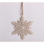 Fém hópihe + krém akasztó 7x8 cm