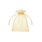 Szütyő organza tasak 8x10cm - Arany S/12