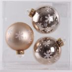 Ü. Kd. Gömb x3 Barack hópihe 8cm