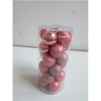 Kd. Gömb S/24db púder 4 féle 3cm