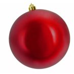 Műanyag gömb 25cm - Fényes bordó