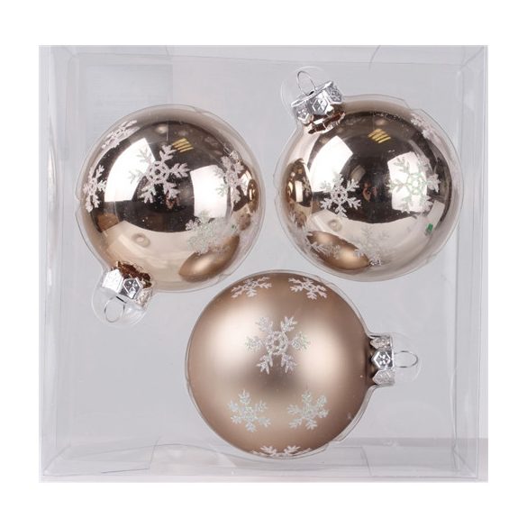 Ü. Kd. Gömb x3 copper 8cm