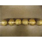 Kd. Gömb S/6db arany jeges 8cm