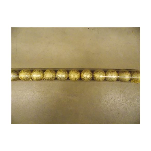Kd. Gömb S/12db arany jeges 6cm