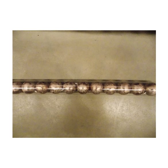 Kd. Gömb S/12db szürke jeges 6cm