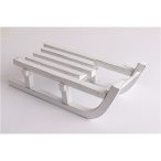 Fa szánkó fehér 24x10x7cm