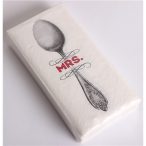 Éttermi Szalvéta "Mrs" 33x33cm