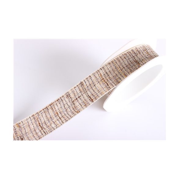 Sz. natúr csíkos barna 23mm x 10m