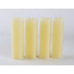 Gyertya rusztikus hasáb 3,5x15cm - Krém S/4