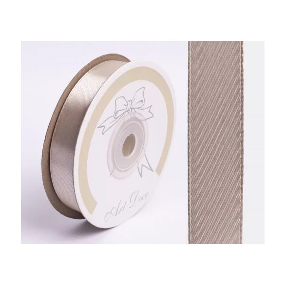 Szatén szalag 15mmx25m - Vintage drapp