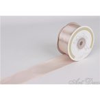 Szalag szatén vintage 38mm x 25m - Drapp