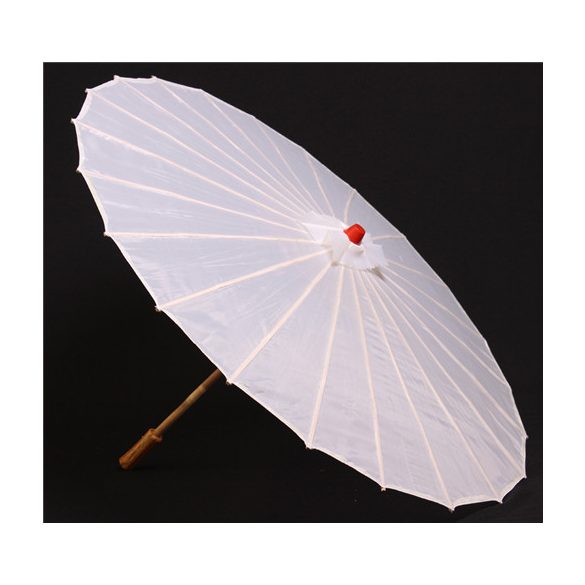 Organza Esernyő 84cm - Fehér