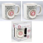   Kerámia bögre 3D Boldog Szülinapot 1 évvel...  Obj. díszdobozban