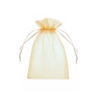 Szütyő organza tasak 10x13cm - Arany S/12