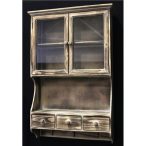 Fa vitrin fiókokkal natúr 54x81cm