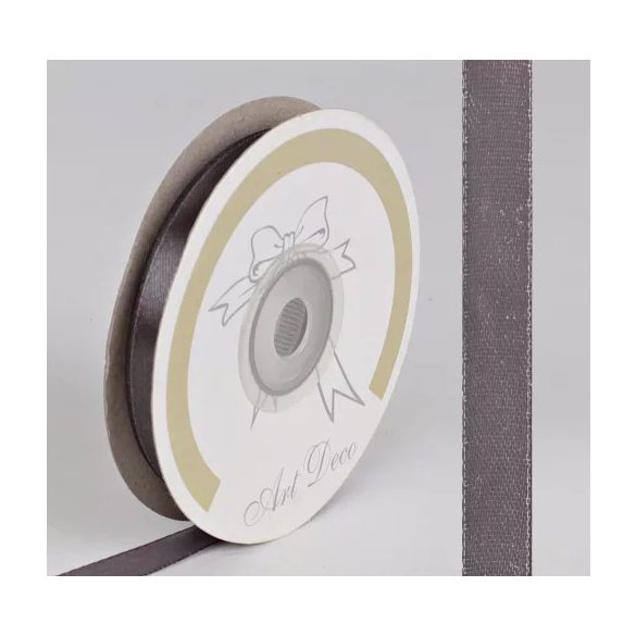 Szatén szalag 10mm/25m - Grafit