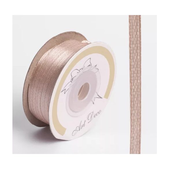 Szatén szalag 3mm/50m - Rose gold