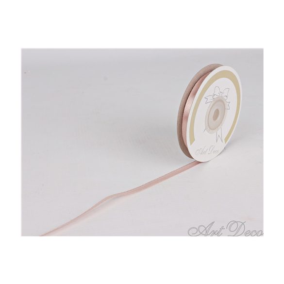 Szatén szalag réz 6mmx25m