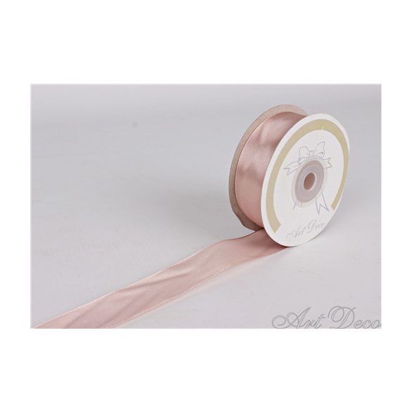 Szatén szalag réz 25mmx25m