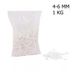 Dekor zúzott kő 4-6mm/1kg - Hófehér
