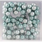 Gömb betűzős üveg pick szett 2,5 cm S/108 - Jégkék