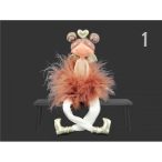 Angyal tol ruhában lógólábú 12cm - 3féle