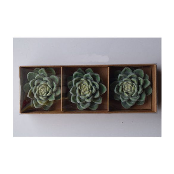 Kaktusz 4,6cm - Zöld (3db/csom)