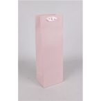 Papírtasak italos 12x35 cm - Vintage rózsaszín
