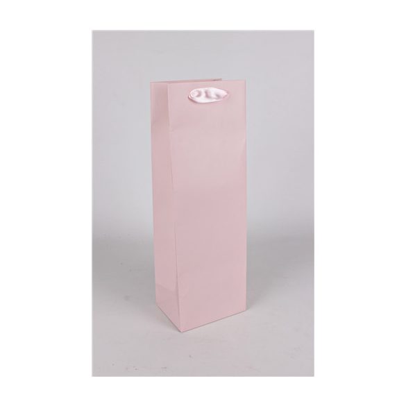 Papírtasak italos 12x35 cm - Vintage rózsaszín