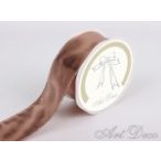 Szatén szalag metál 25mm x 10m - Rosegold