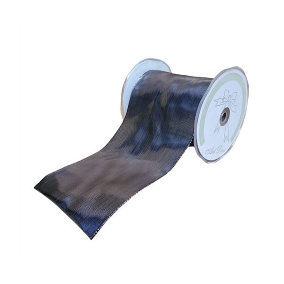 Szatén szalag metál 98mm x 10m - Grafit szürke