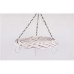 Kosz.telifűz + akasztó + kampó fehér