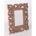 Fa tükör nagy 25x23 cm - Barna