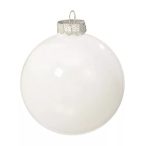 Műanyag gömb 15cm - Fényes fehér