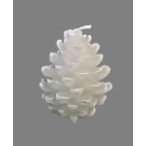 Gyertya mini toboz 6x8cm - Fehér S/4