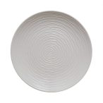 Fa tál kör hullámos 40cm - Fehér