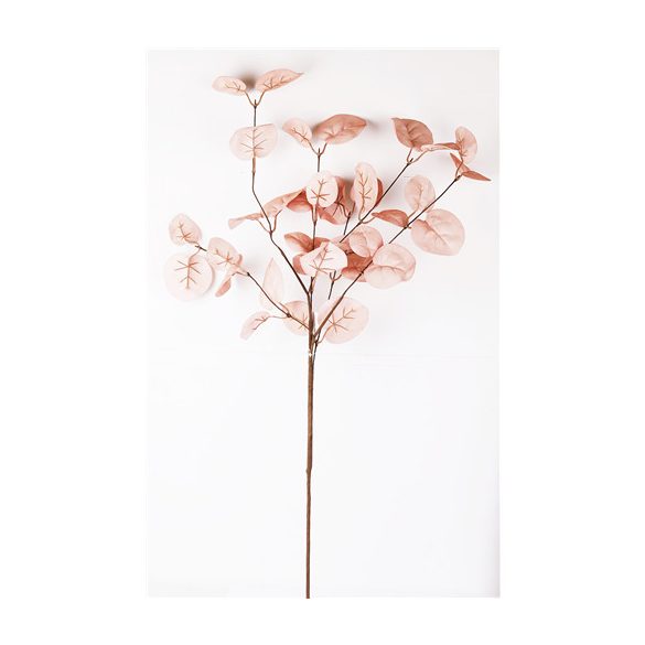 Eucalyptus ág foam 80cm - Rózsaszín