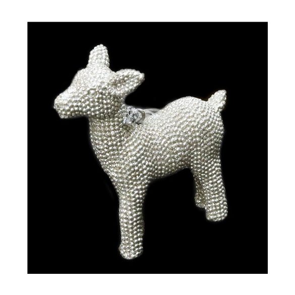 Bárány poly akasztós 8cm - Pezsgő