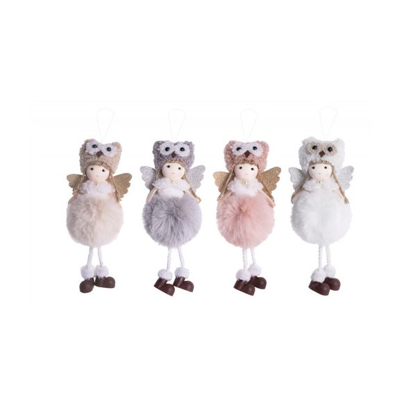 Dekor akasztós angyal +bagoly sapi - 4 színben