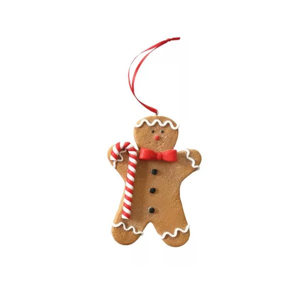 Mézeskalács nyalókával akasztós agyag 7,5x10cm