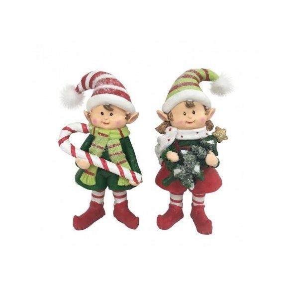 Manók csíkos sapkás poly 16,5cm - Fiú/Lány