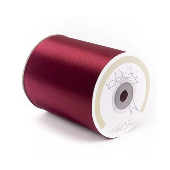 Szatén szalag 100mm/25m - Bordó