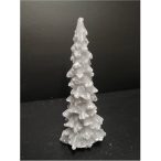 Gyertya hosszú fenyő 22cm - Ezüst /DB